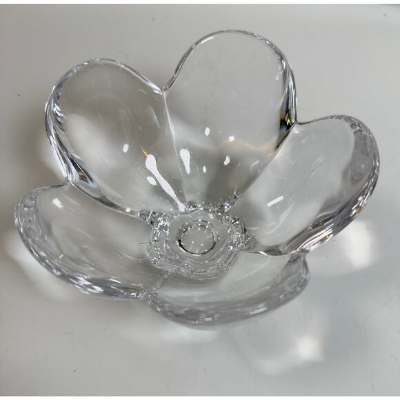 Orrefors Other - Orrefors Sweden Pomona petal-shaped crystal bowl, Lars Hellsten 6”